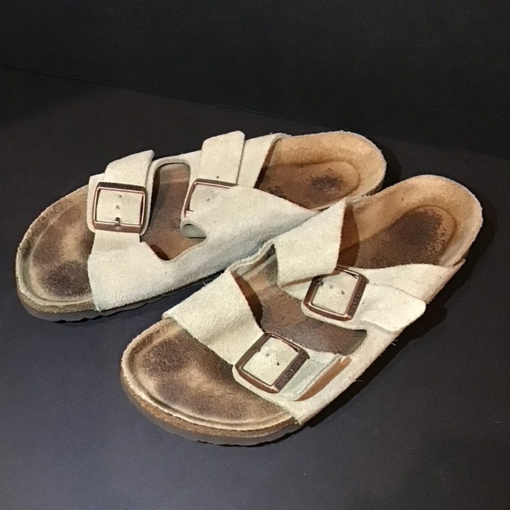 Birkenstock Arizona Suede Leather Sandals